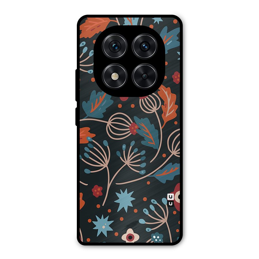 Nordic Arts Leaves Metal Back Case for Poco X7