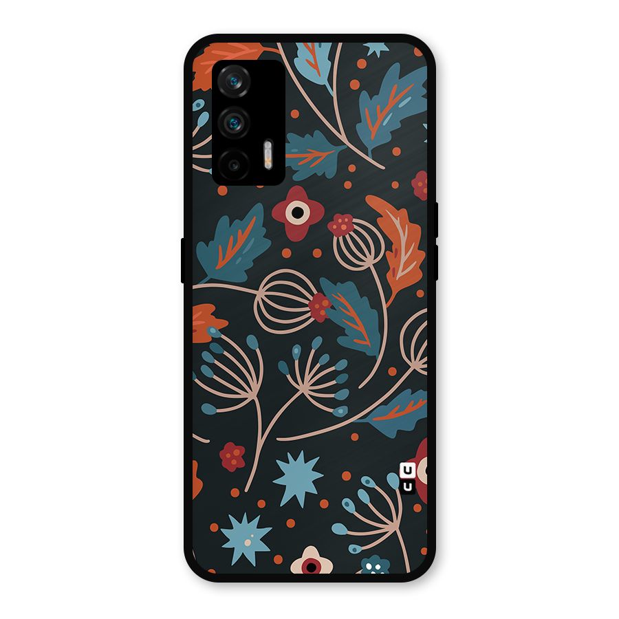 Nordic Arts Leaves Metal Back Case for Realme GT 5G