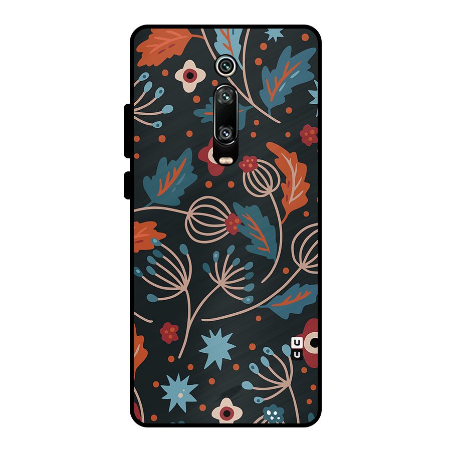 Nordic Arts Leaves Metal Back Case for Redmi K20 Pro