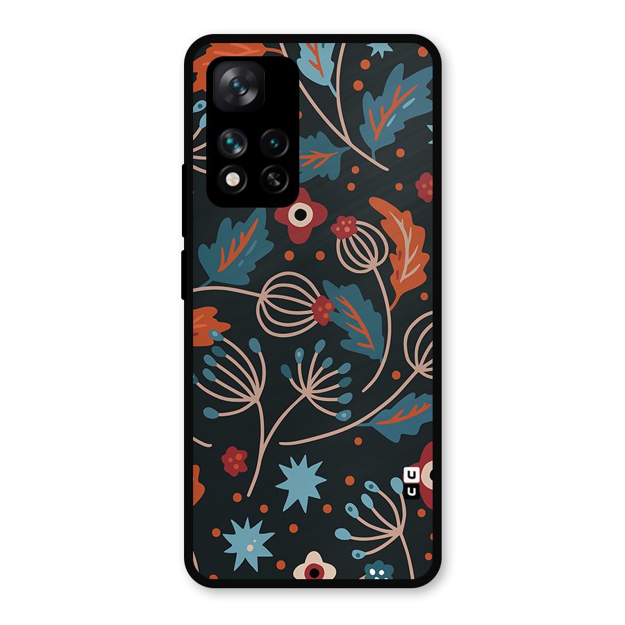Nordic Arts Leaves Metal Back Case for Xiaomi 11i 5G