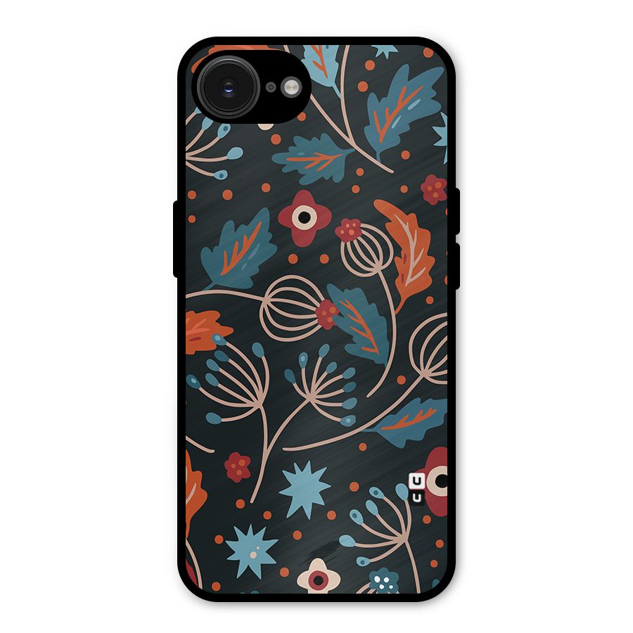 Nordic Arts Leaves Metal Back Case for iPhone 16e