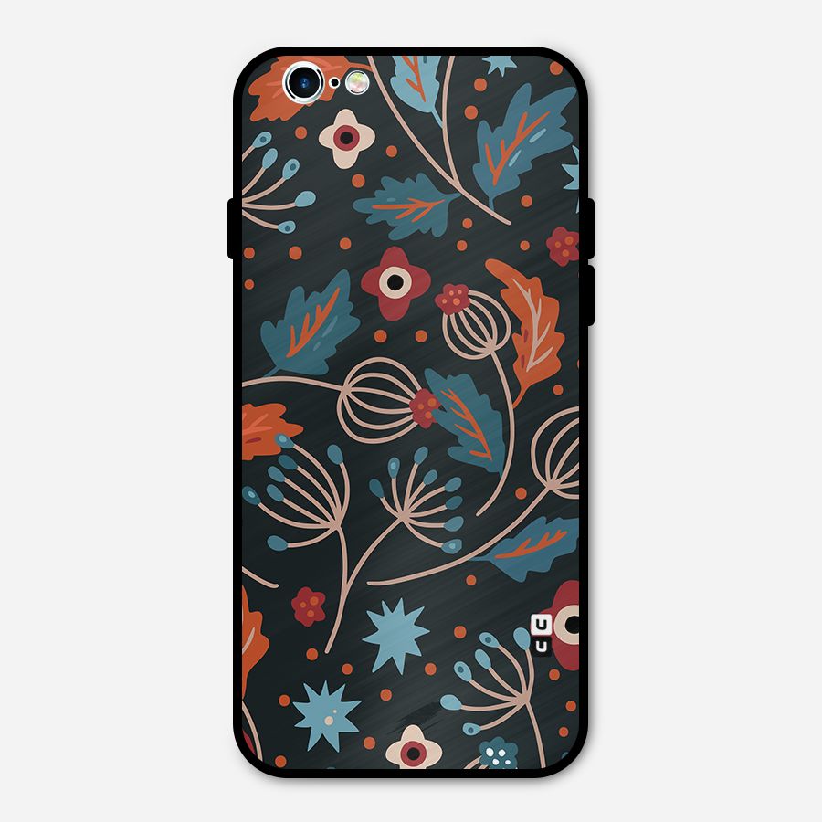 Nordic Arts Leaves Metal Back Case for iPhone 6 6s