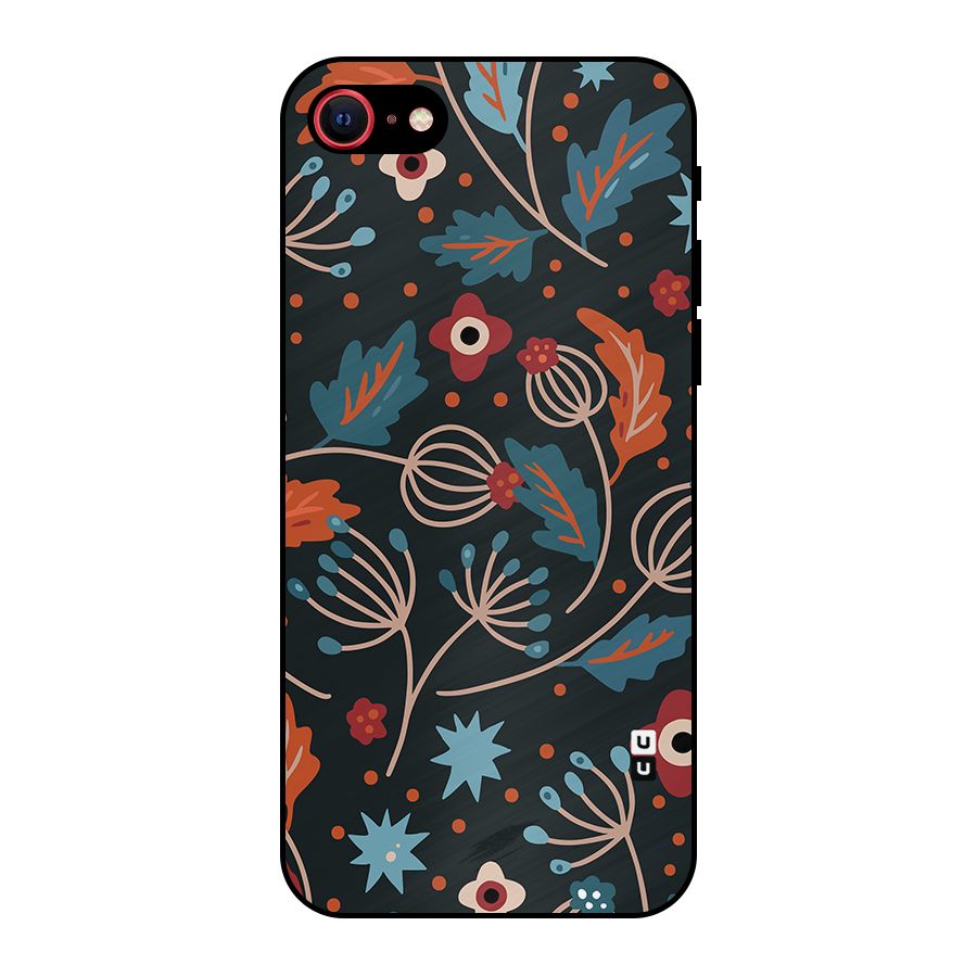 Nordic Arts Leaves Metal Back Case for iPhone 7