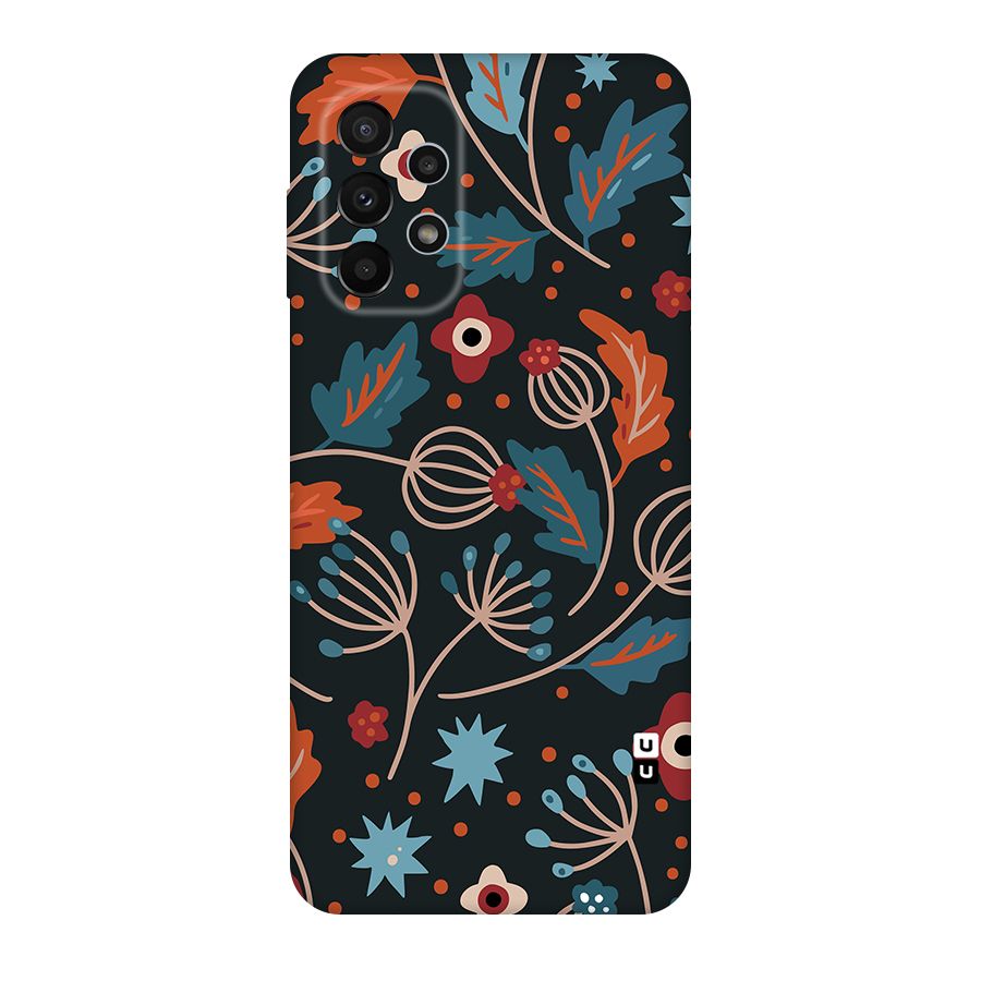 Nordic Arts Leaves Original Polycarbonate Back Case for Galaxy A23