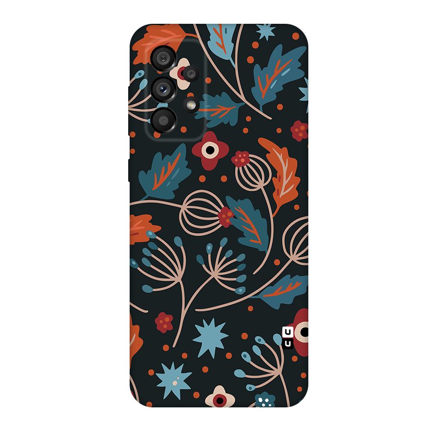 Nordic Arts Leaves Original Polycarbonate Back Case for Galaxy A73 5G