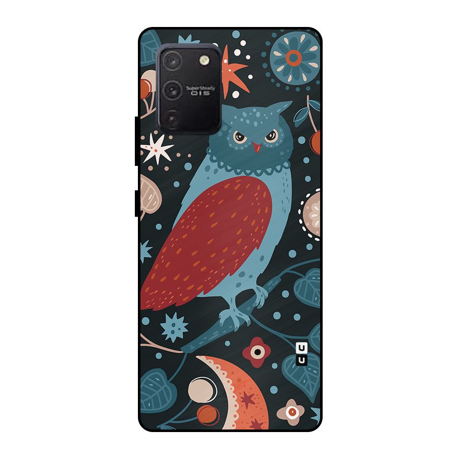 Nordic Arts Owl Metal Back Case for Galaxy S10 Lite