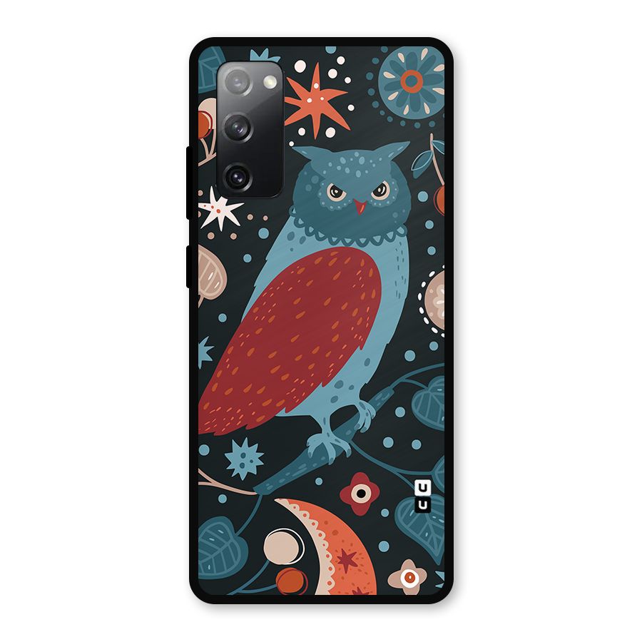 Nordic Arts Owl Metal Back Case for Galaxy S20 FE 5G