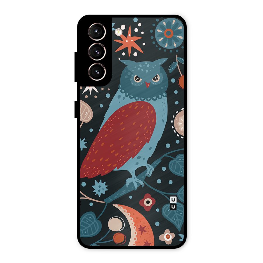 Nordic Arts Owl Metal Back Case for Galaxy S21 5G