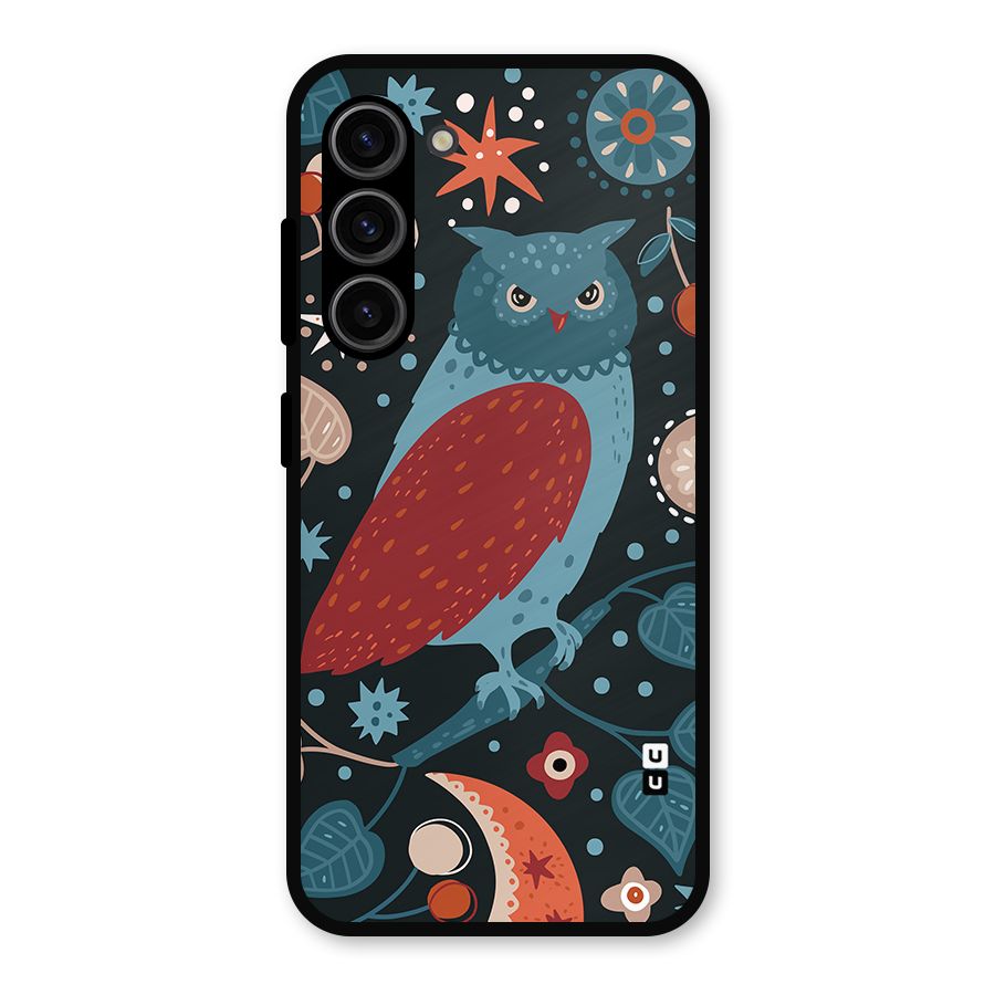 Nordic Arts Owl Metal Back Case for Galaxy S23