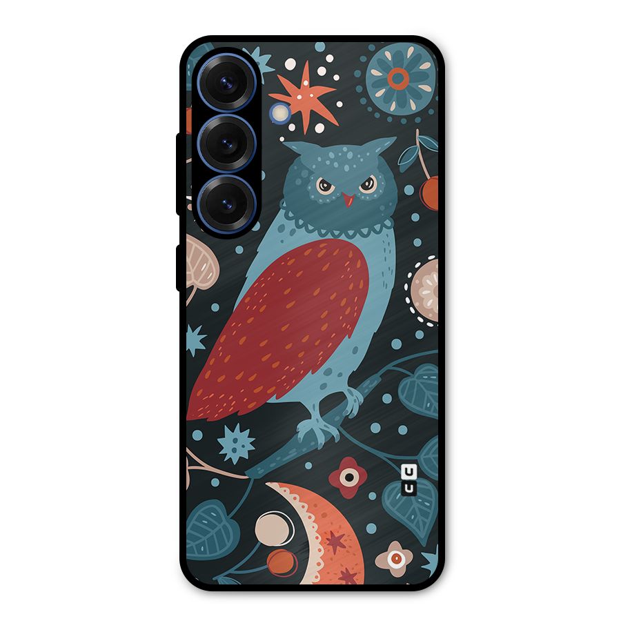 Nordic Arts Owl Metal Back Case for Galaxy S25