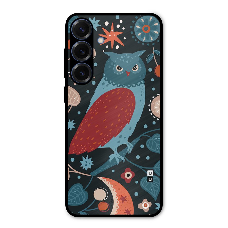 Nordic Arts Owl Metal Back Case for Galaxy S25 Plus