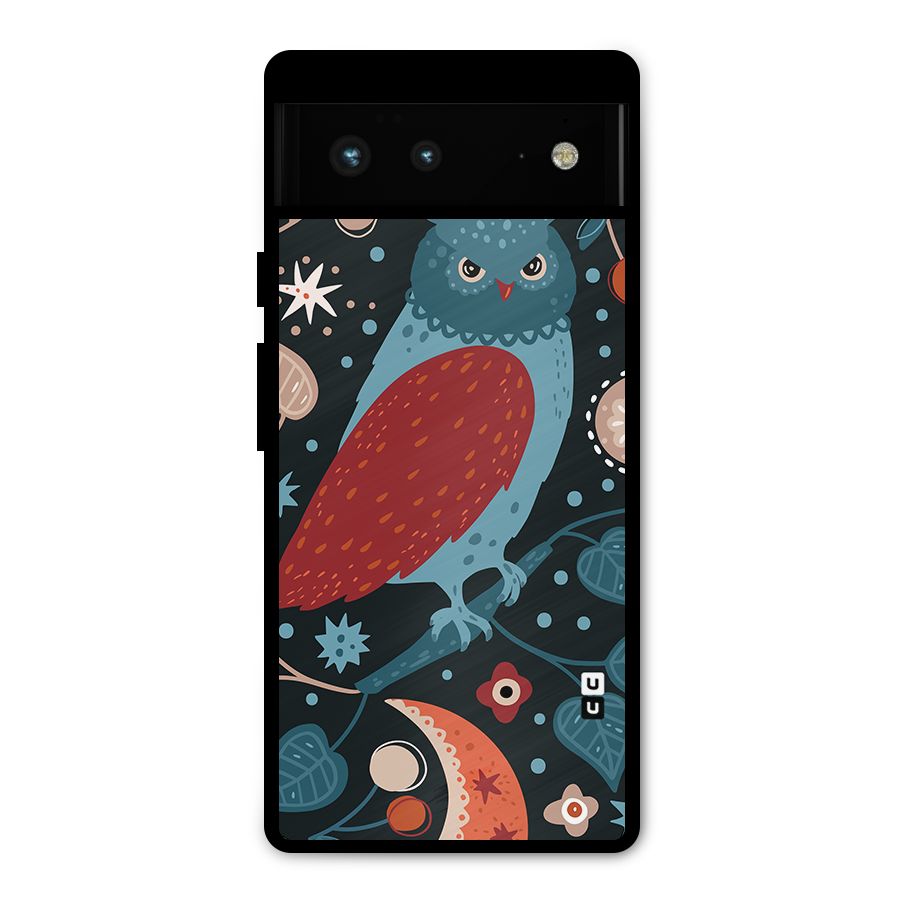 Nordic Arts Owl Metal Back Case for Google Pixel 6