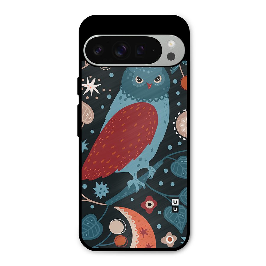 Nordic Arts Owl Metal Back Case for Google Pixel 9 Pro XL