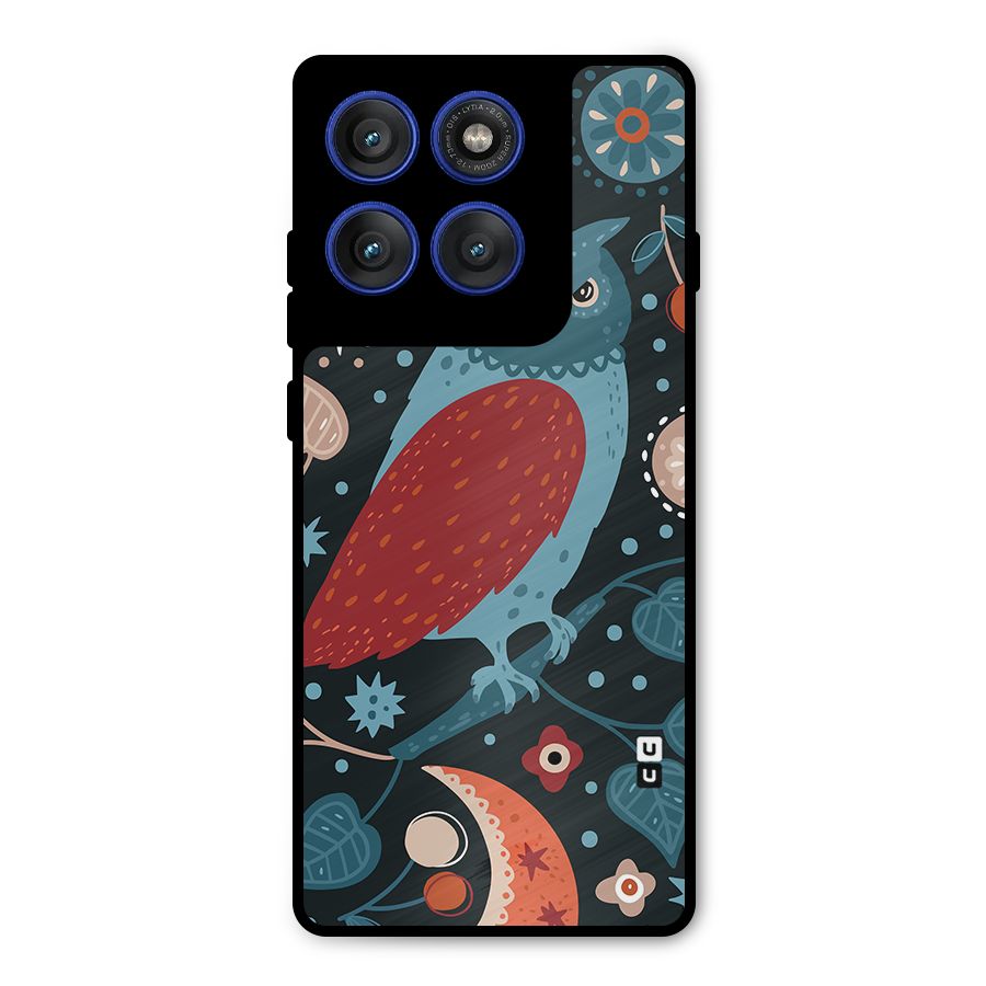 Nordic Arts Owl Metal Back Case for Motorola Edge 60 Pro
