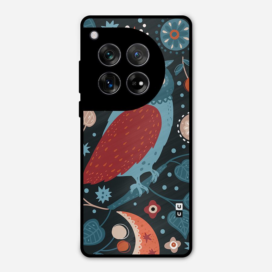 Nordic Arts Owl Metal Back Case for OnePlus 12