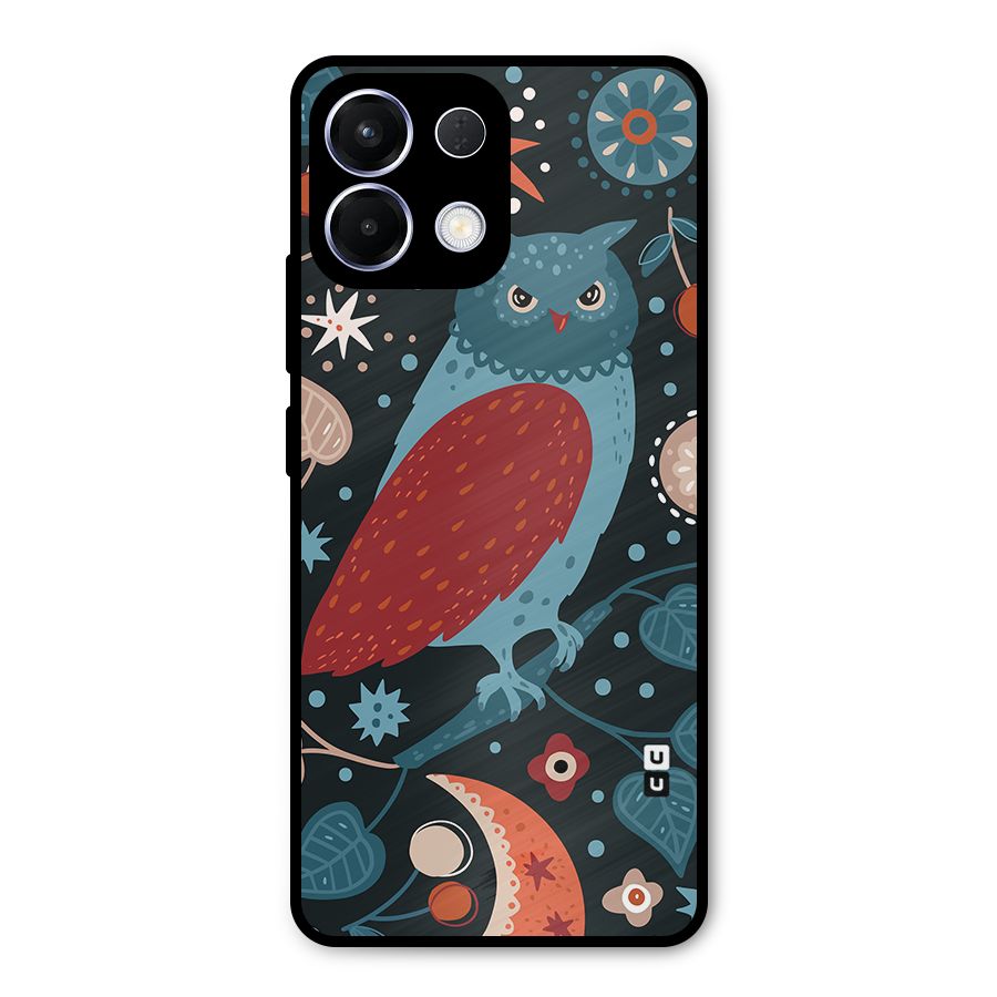 Nordic Arts Owl Metal Back Case for Oppo K13