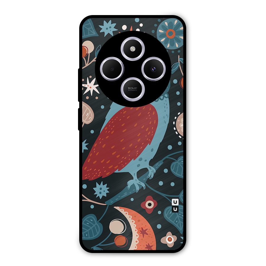 Nordic Arts Owl Metal Back Case for Poco M7