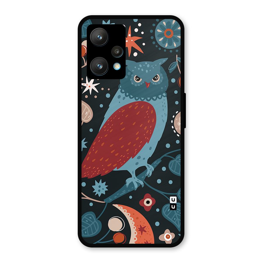 Nordic Arts Owl Metal Back Case for Realme 9 Pro Plus 5G