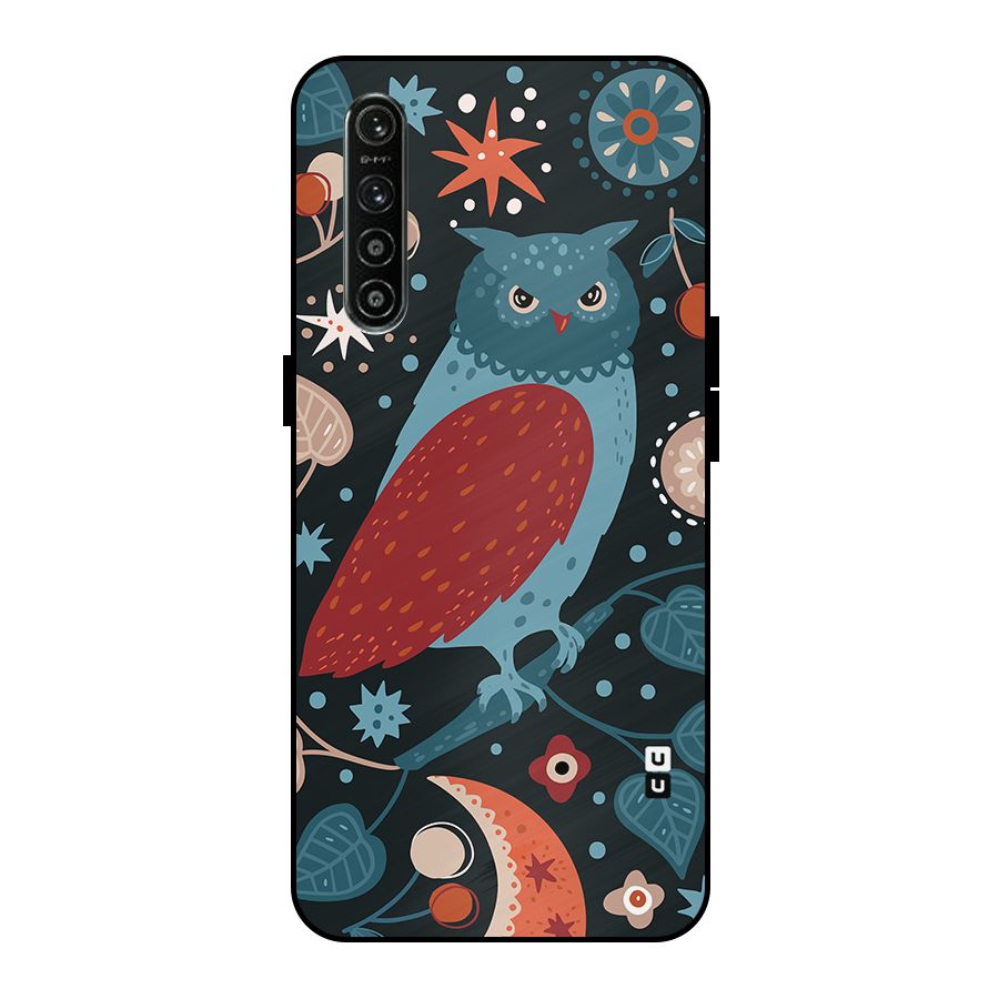 Nordic Arts Owl Metal Back Case for Realme XT
