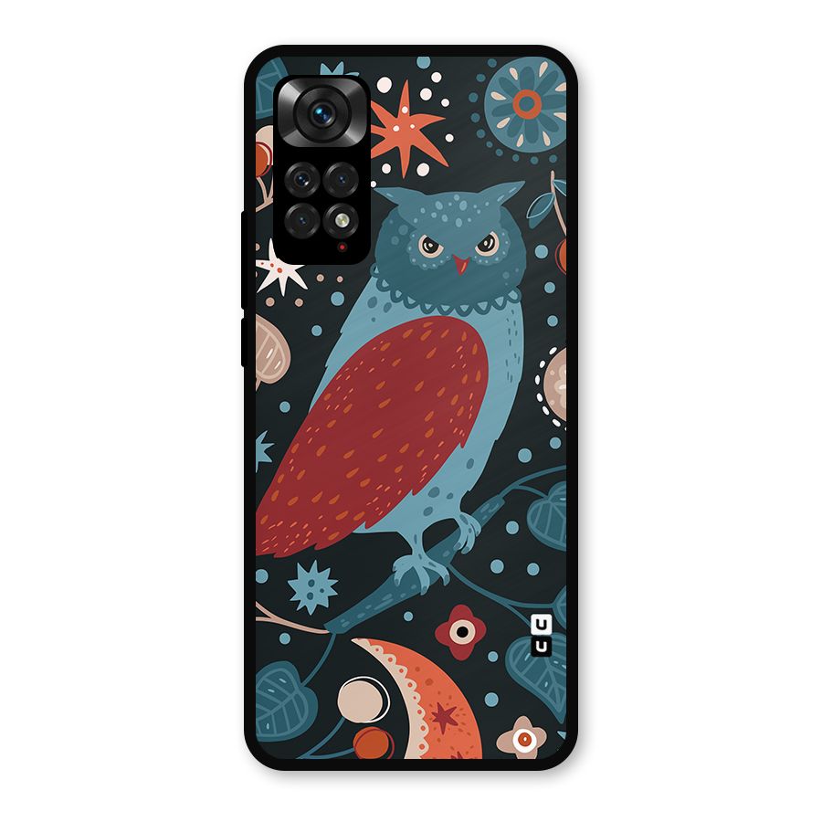 Nordic Arts Owl Metal Back Case for Redmi Note 11s