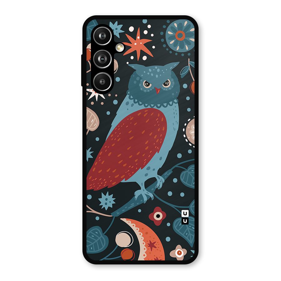 Nordic Arts Owl Metal Back Case for Samsung Galaxy M54
