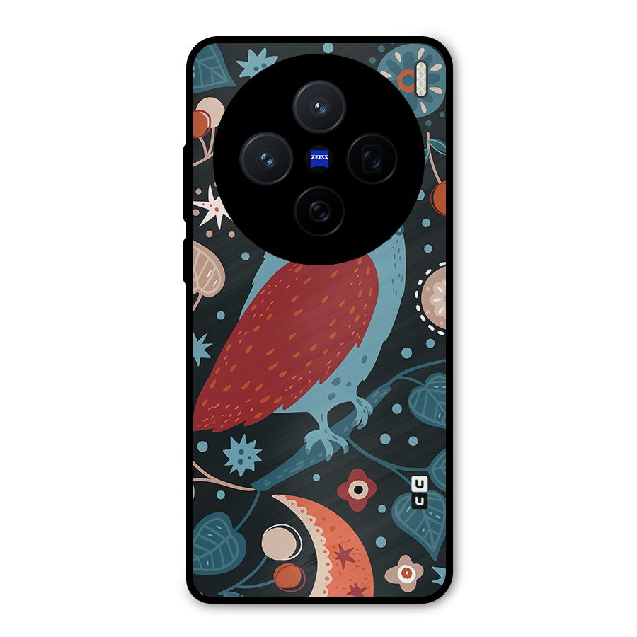 Nordic Arts Owl Metal Back Case for Vivo X200