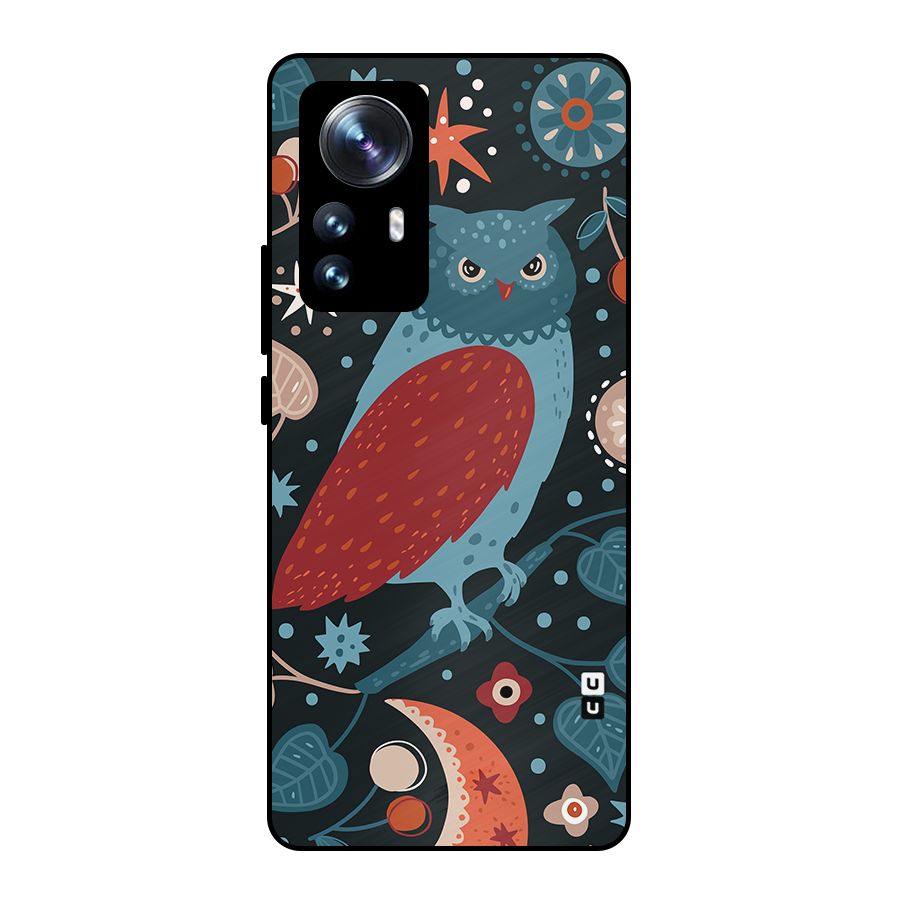 Nordic Arts Owl Metal Back Case for Xiaomi 12 Pro