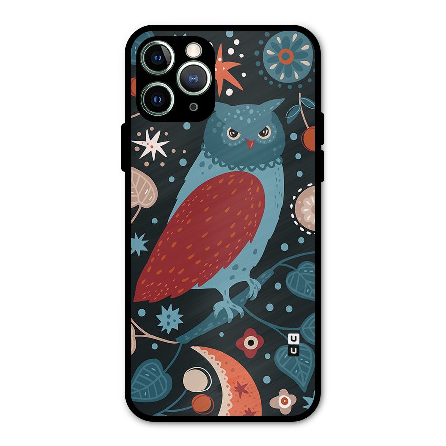 Nordic Arts Owl Metal Back Case for iPhone 11 Pro Max