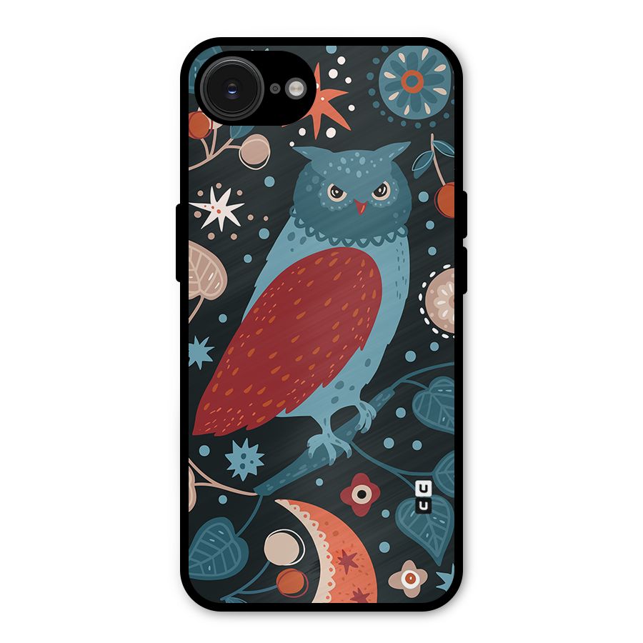 Nordic Arts Owl Metal Back Case for iPhone 16e