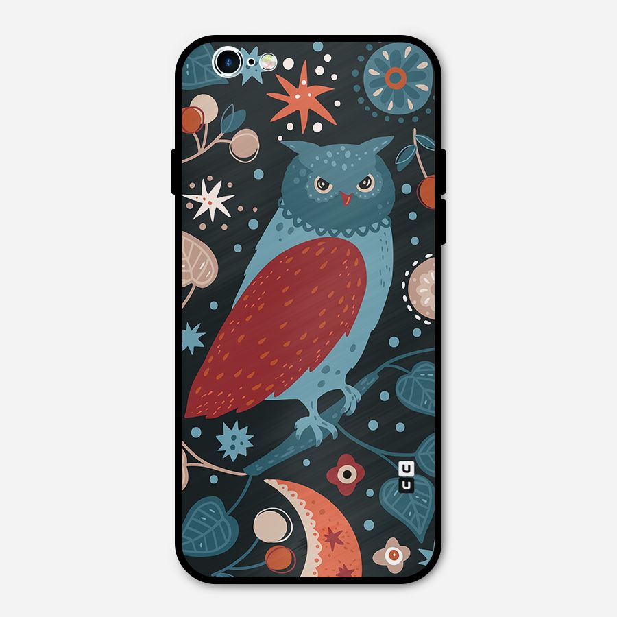 Nordic Arts Owl Metal Back Case for iPhone 6 6s
