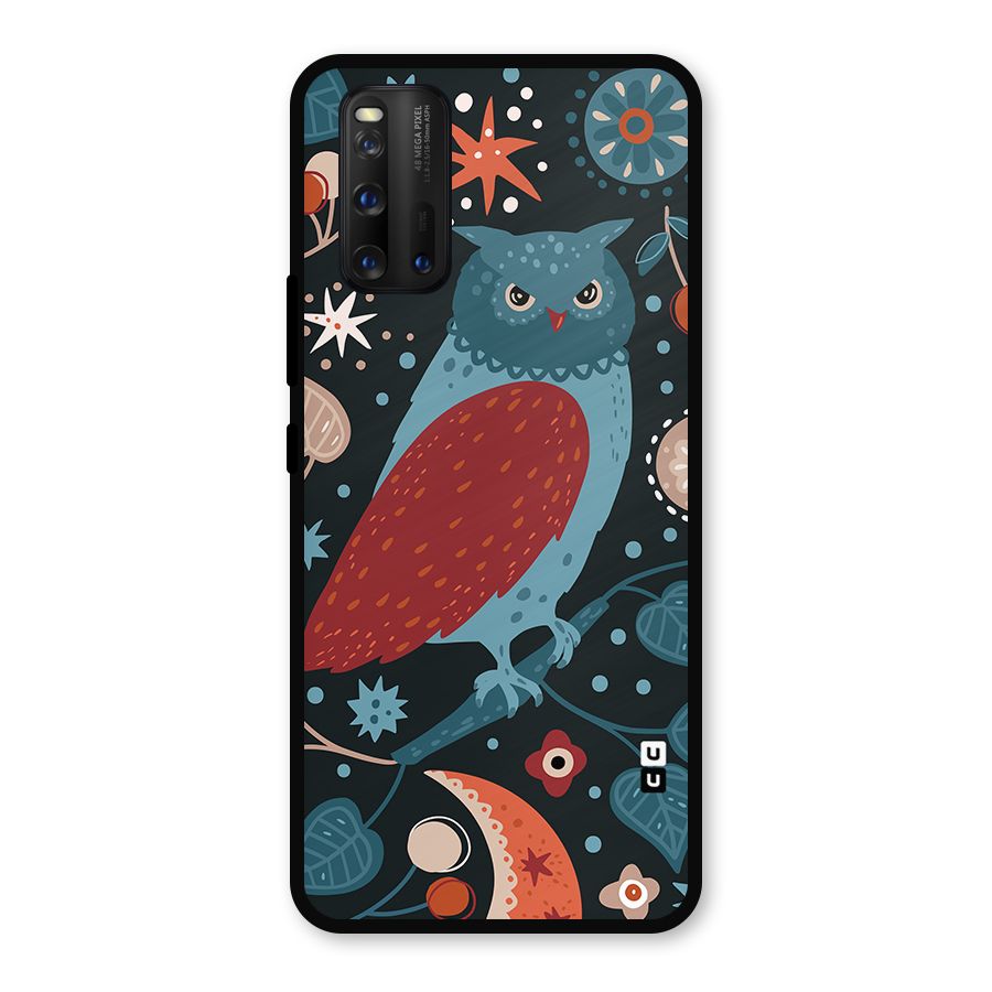 Nordic Arts Owl Metal Back Case for iQOO 3