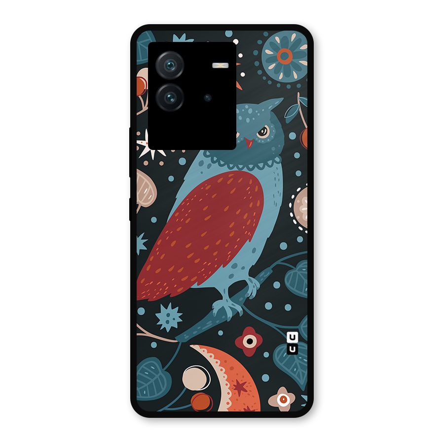 Nordic Arts Owl Metal Back Case for iQOO Neo 6 5G