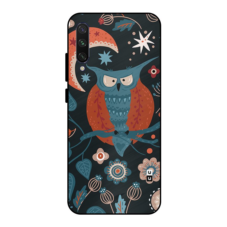 Nordic Arts Owl Moon Metal Back Case for Mi A3