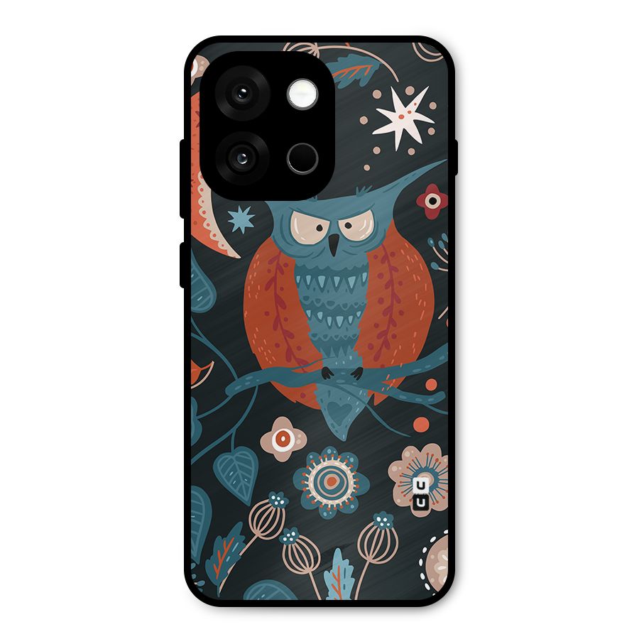 Nordic Arts Owl Moon Metal Back Case for OnePlus 13s