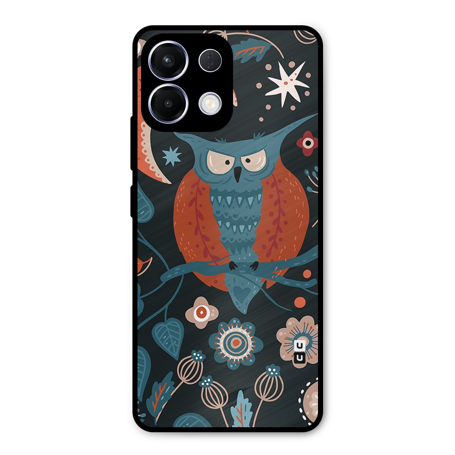 Nordic Arts Owl Moon Metal Back Case for Oppo K13