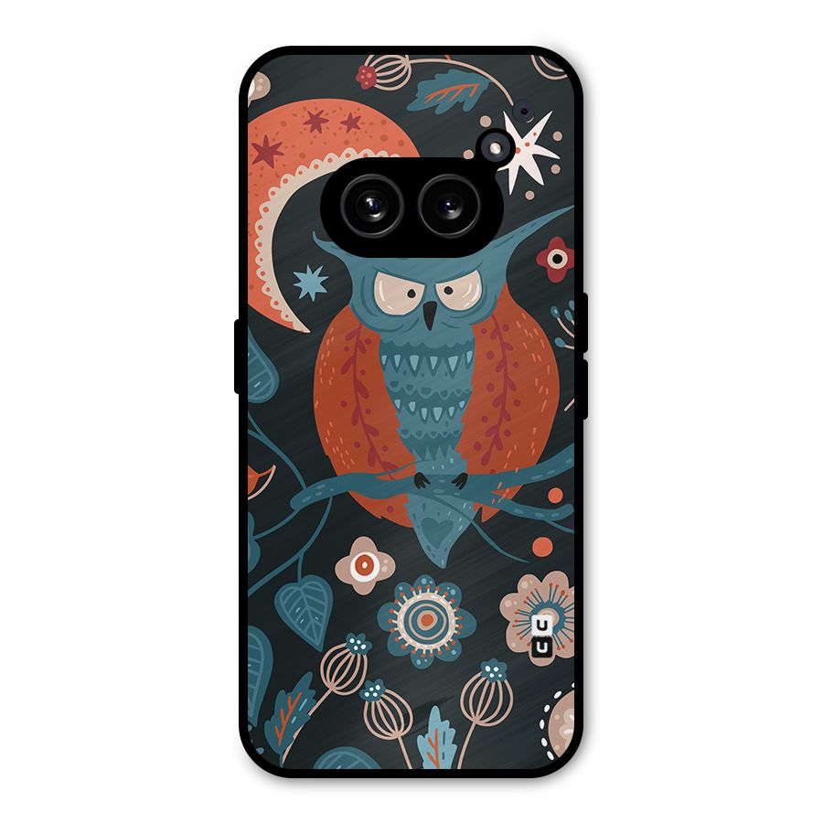 Nordic Arts Owl Moon Metal Back Case for Nothing Phone 2a