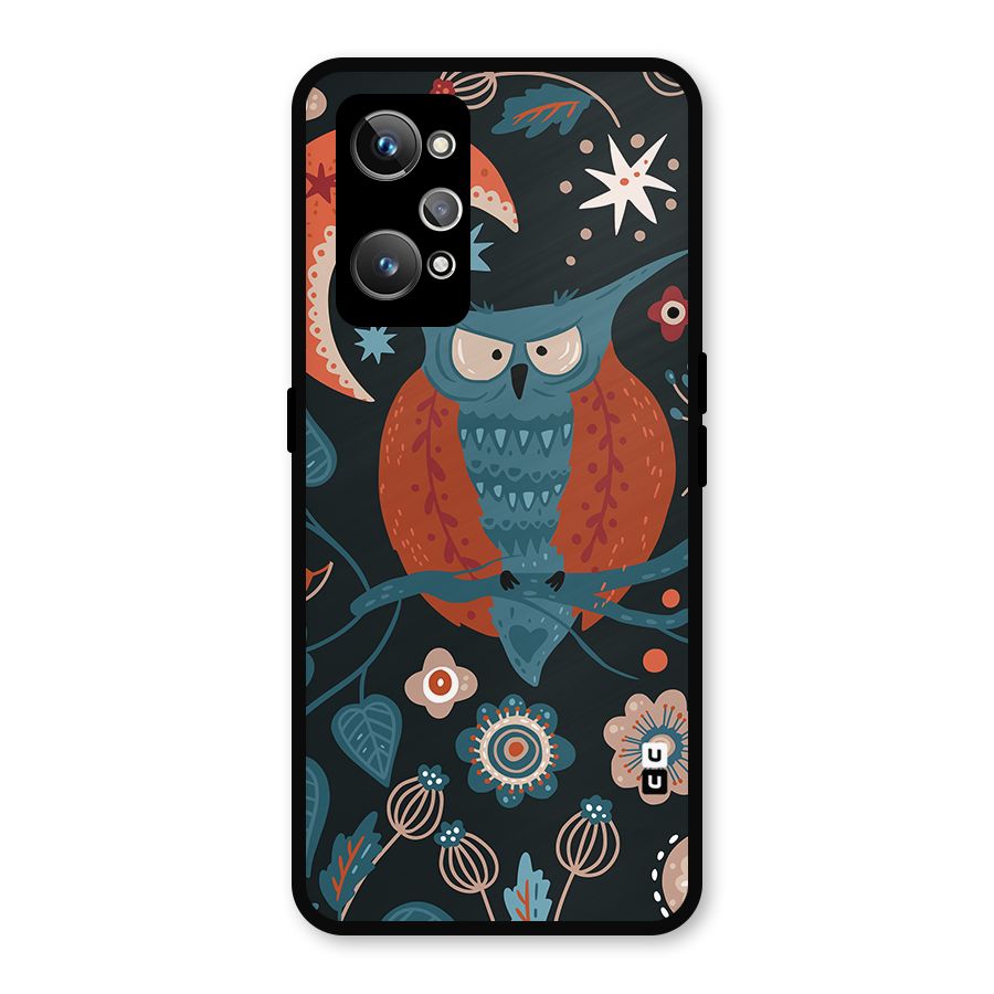 Nordic Arts Owl Moon Metal Back Case for Realme GT Neo 3T