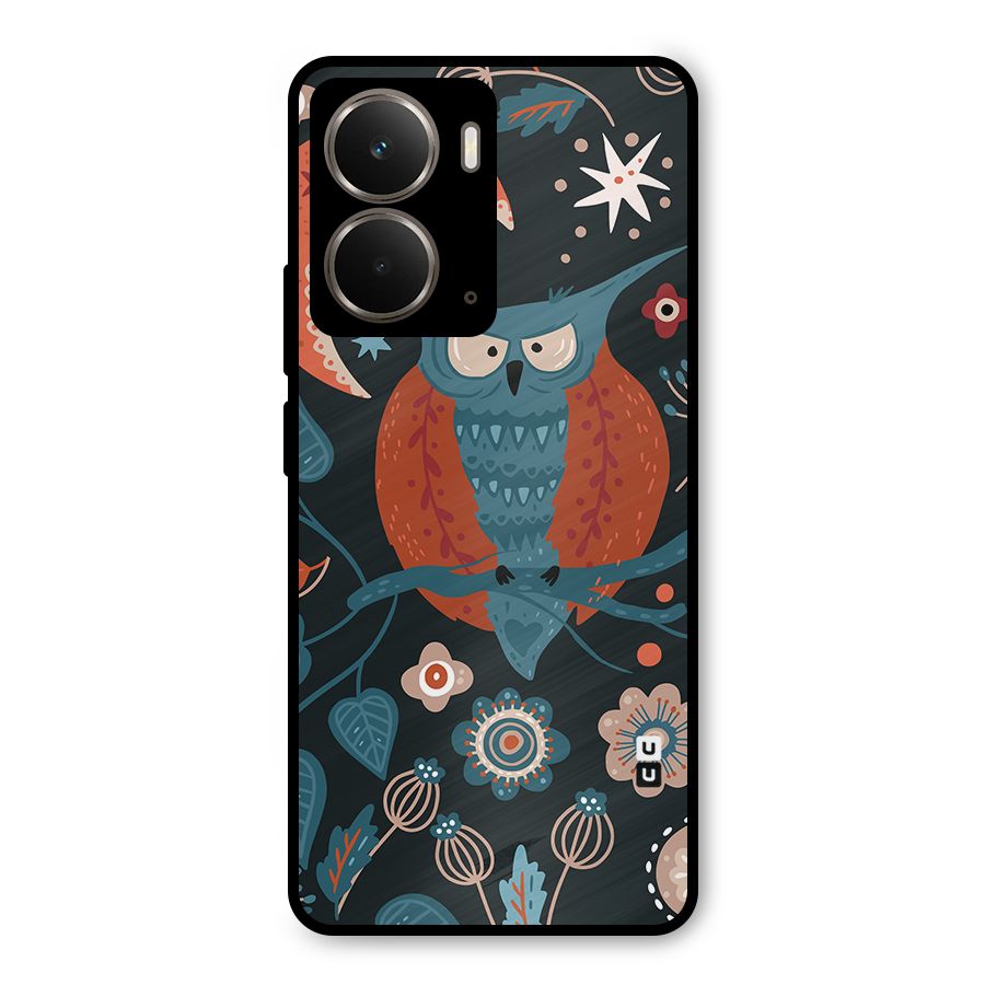 Nordic Arts Owl Moon Metal Back Case for Realme P3