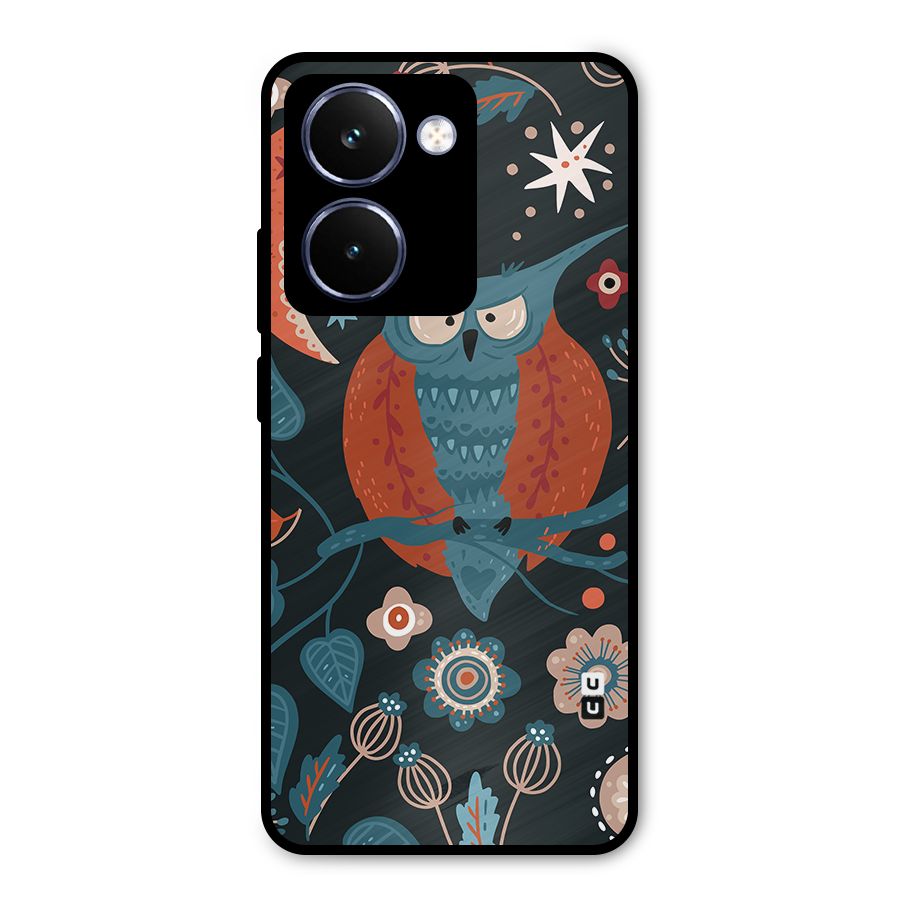 Nordic Arts Owl Moon Metal Back Case for Realme P3 Ultra