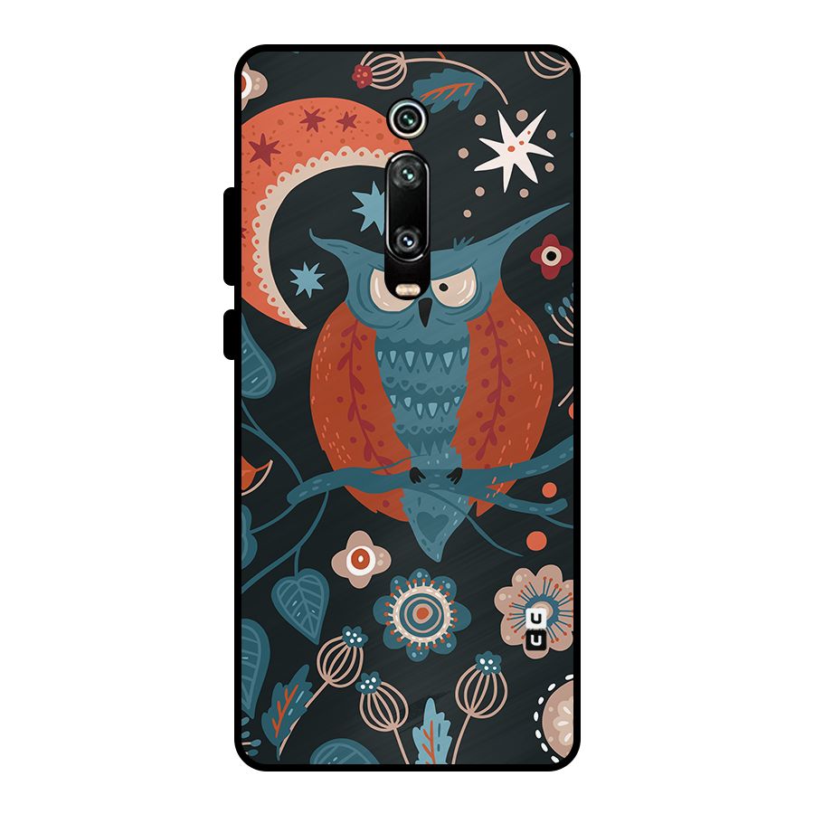 Nordic Arts Owl Moon Metal Back Case for Redmi K20