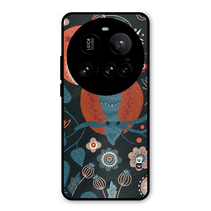 Nordic Arts Owl Moon Metal Back Case for Xiaomi 15 Ultra