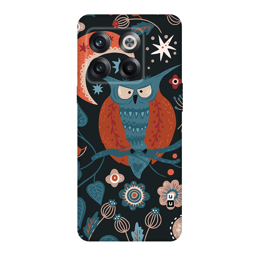 Nordic Arts Owl Moon Original Polycarbonate Back Case for OnePlus 10T