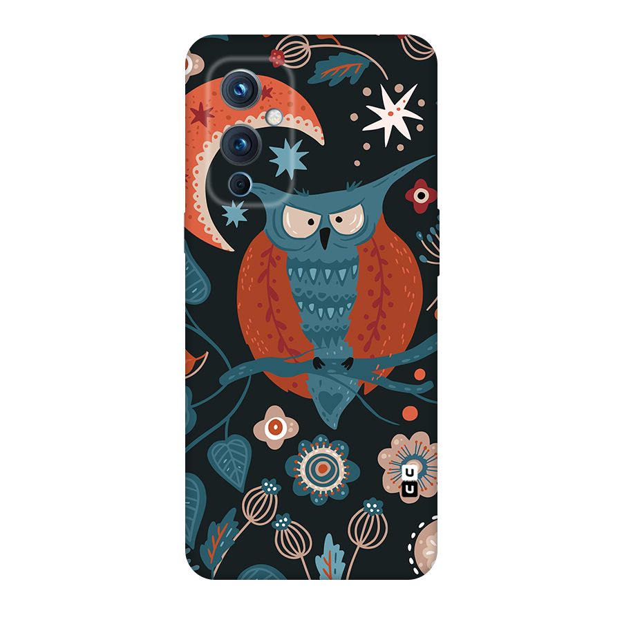 Nordic Arts Owl Moon Original Polycarbonate Back Case for OnePlus 9