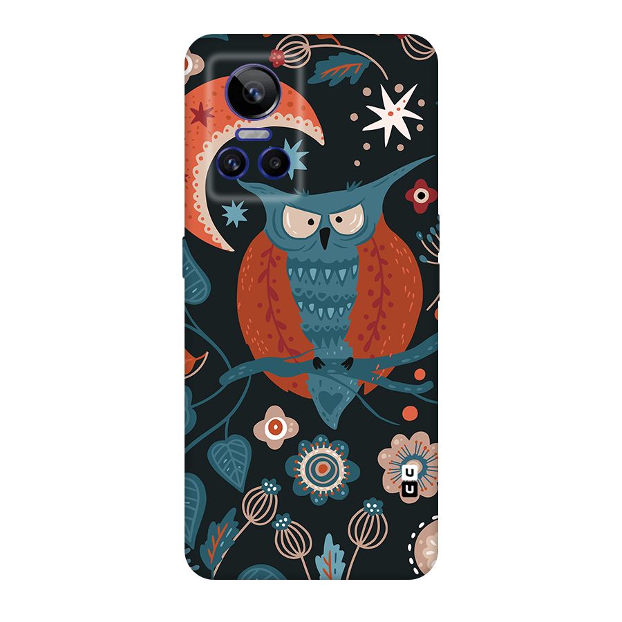 Nordic Arts Owl Moon Original Polycarbonate Back Case for Realme GT Neo 3