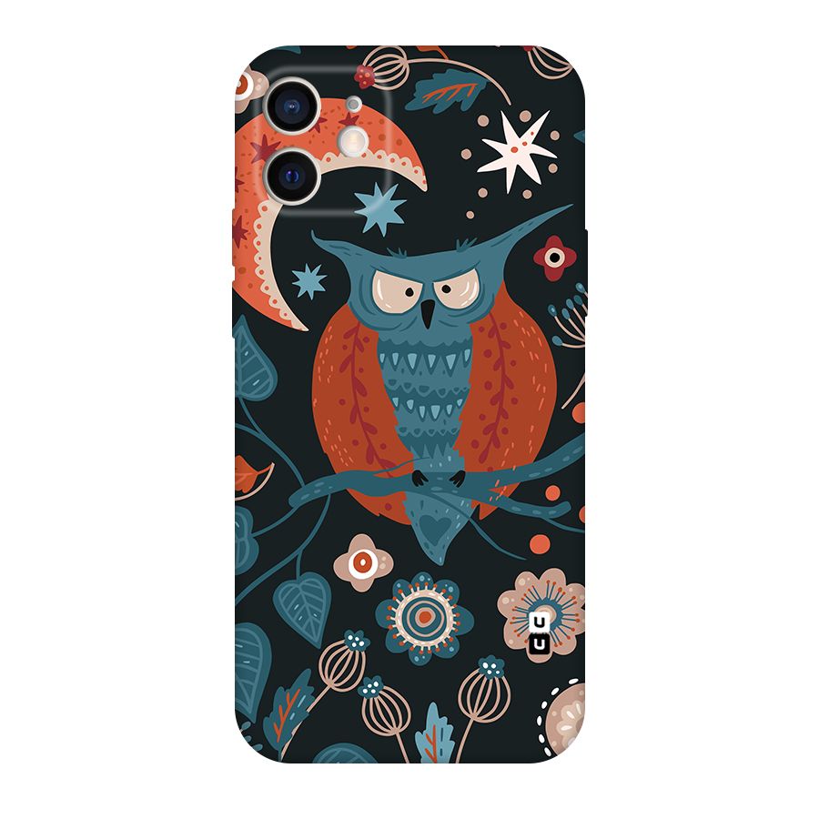 Nordic Arts Owl Moon Original Polycarbonate Back Case for iPhone 12