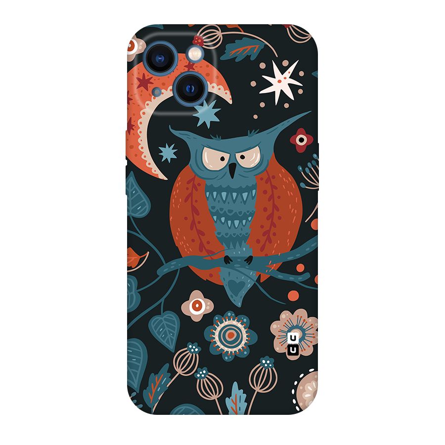Nordic Arts Owl Moon Original Polycarbonate Back Case for iPhone 13