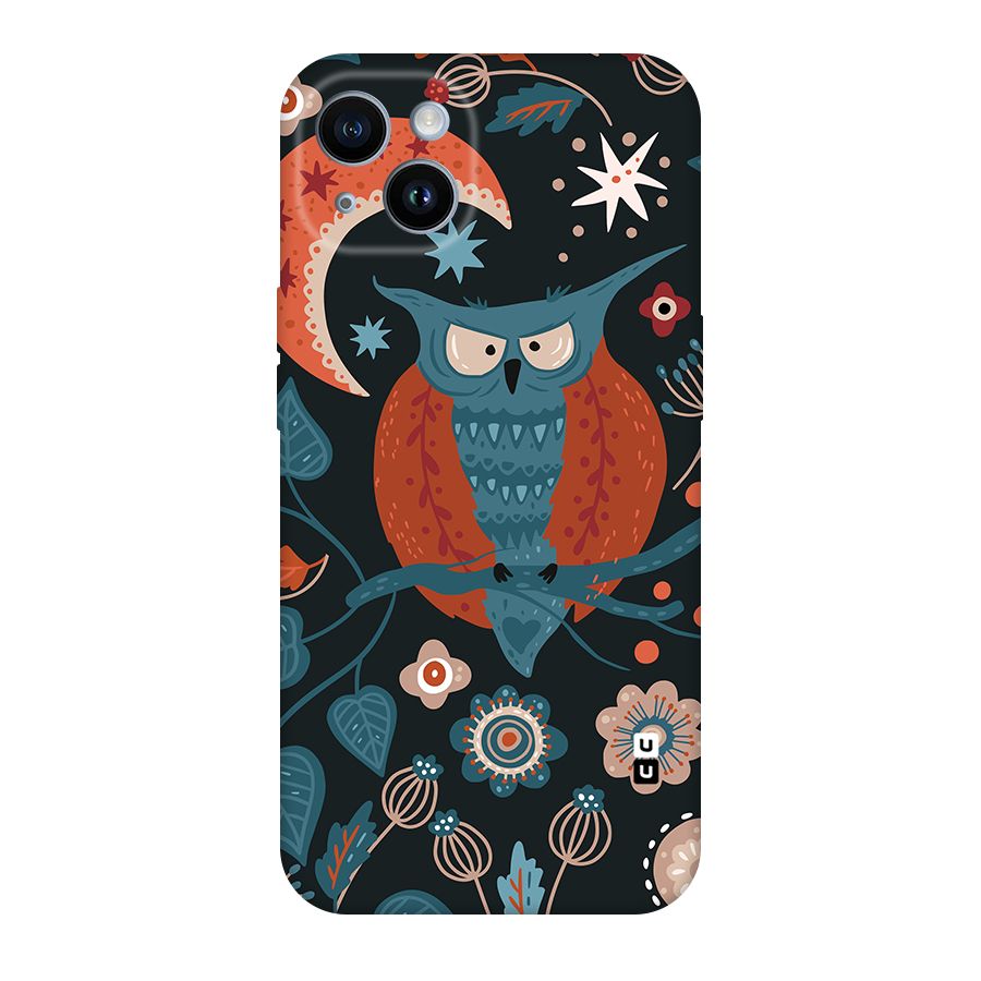 Nordic Arts Owl Moon Original Polycarbonate Back Case for iPhone 14