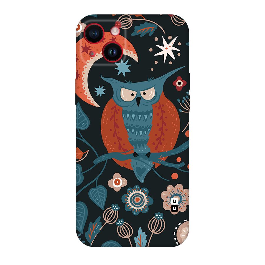 Nordic Arts Owl Moon Original Polycarbonate Back Case for iPhone 14 Plus