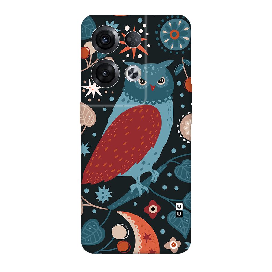 Nordic Arts Owl Original Polycarbonate Back Case for Oppo Reno8 Pro 5G