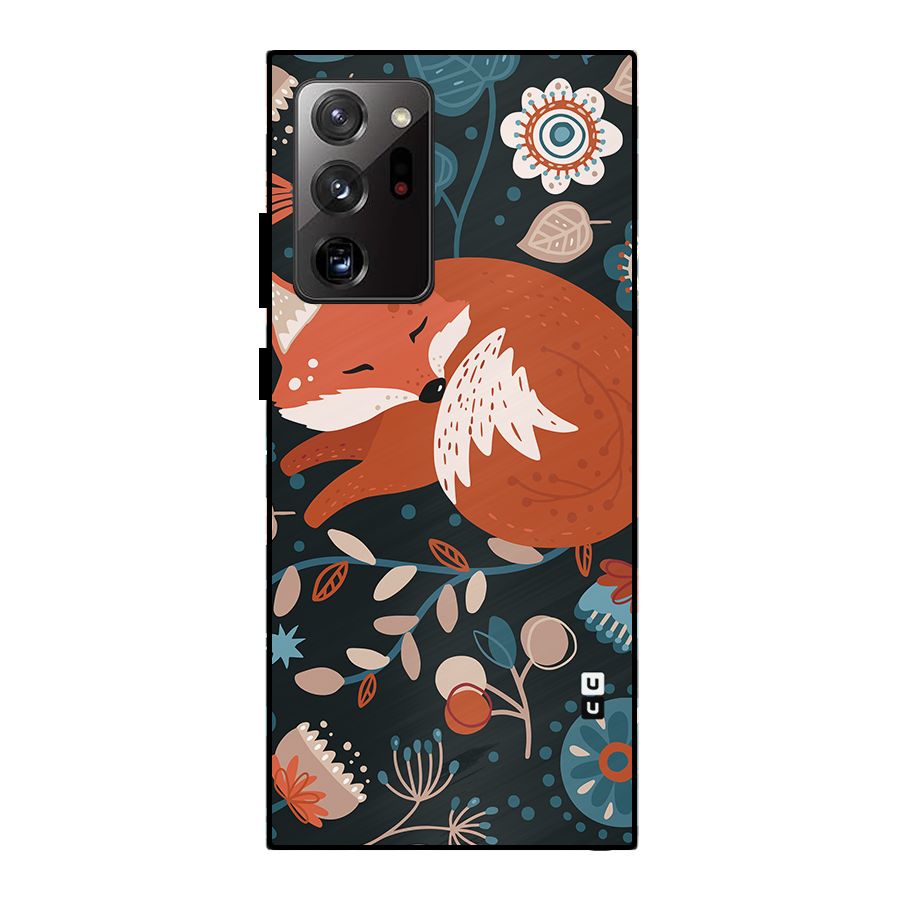 Nordic Arts Sleeping Fox Metal Back Case for Galaxy Note 20 Ultra